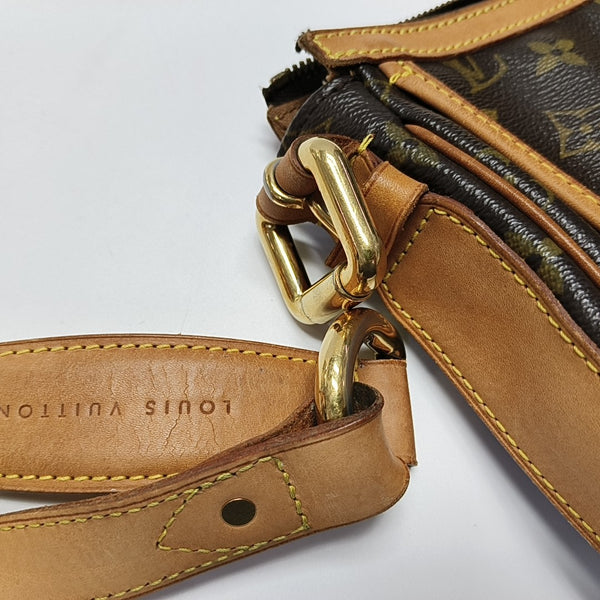 TULUM GM Monogram Coated Canvas Brown
