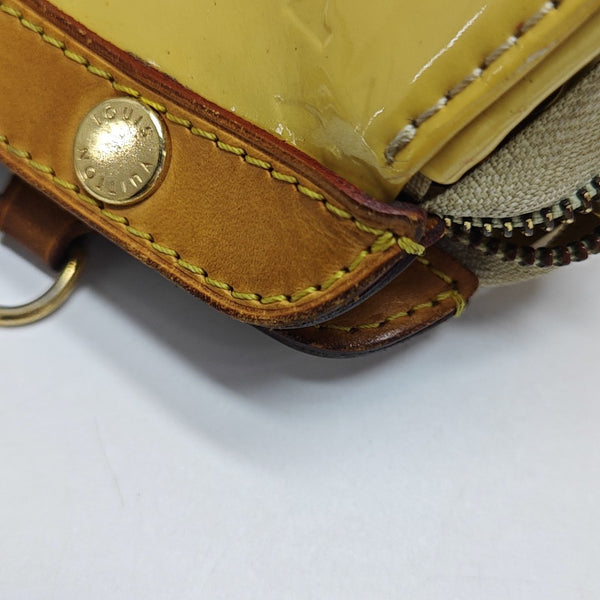 BREA MM Monogram Patent Leather Yellow