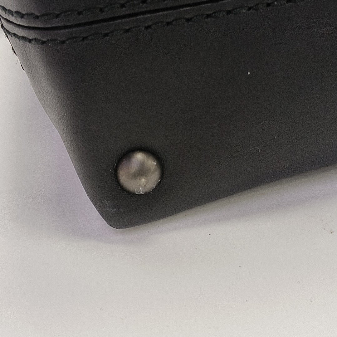 Piazza Small Calfskin Black