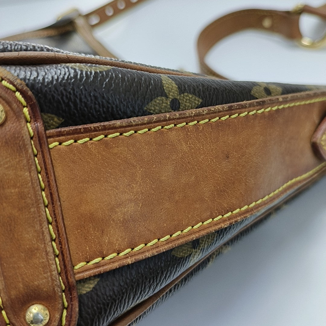 TULUM GM Monogram Coated Canvas Brown