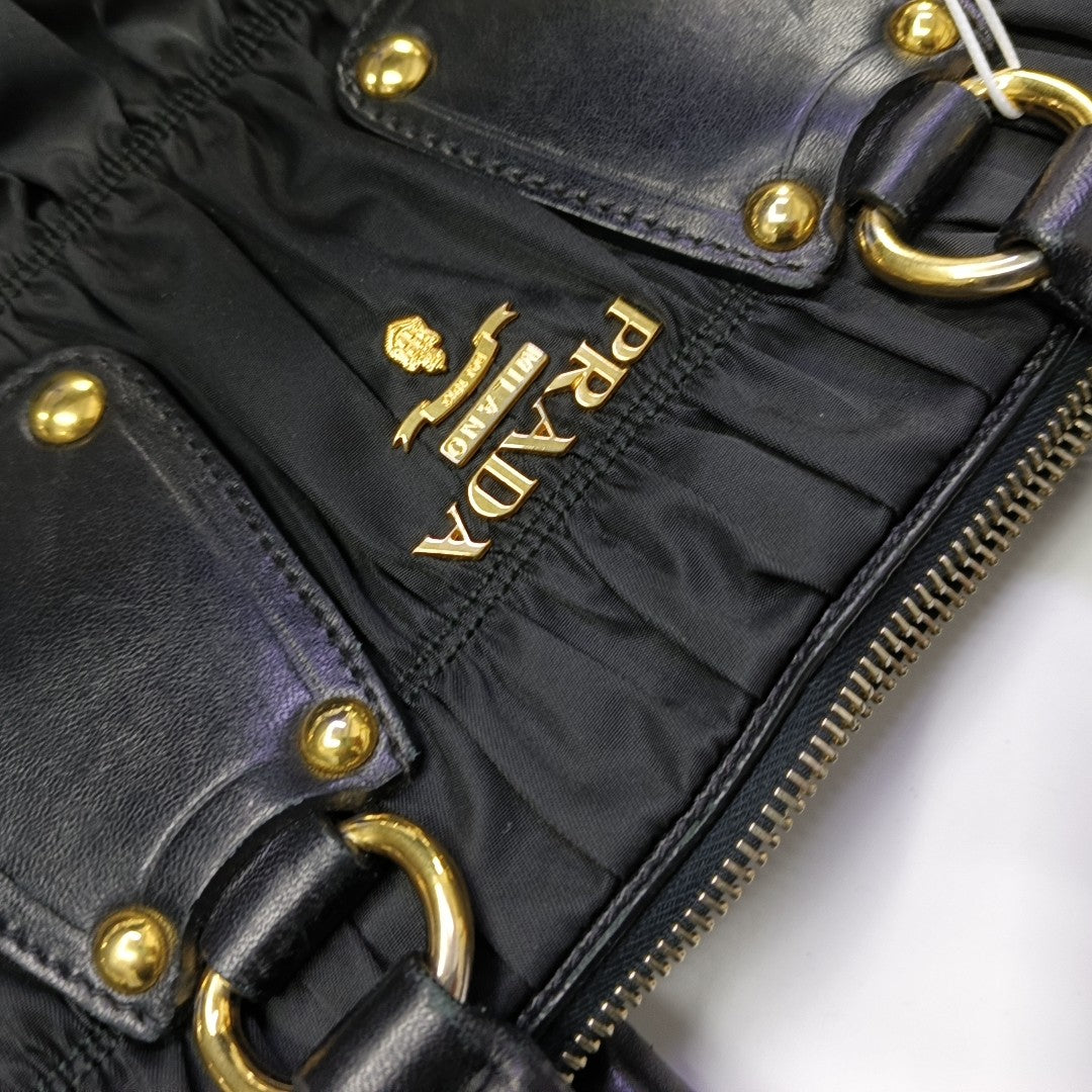 Nylon Tote Bag Black