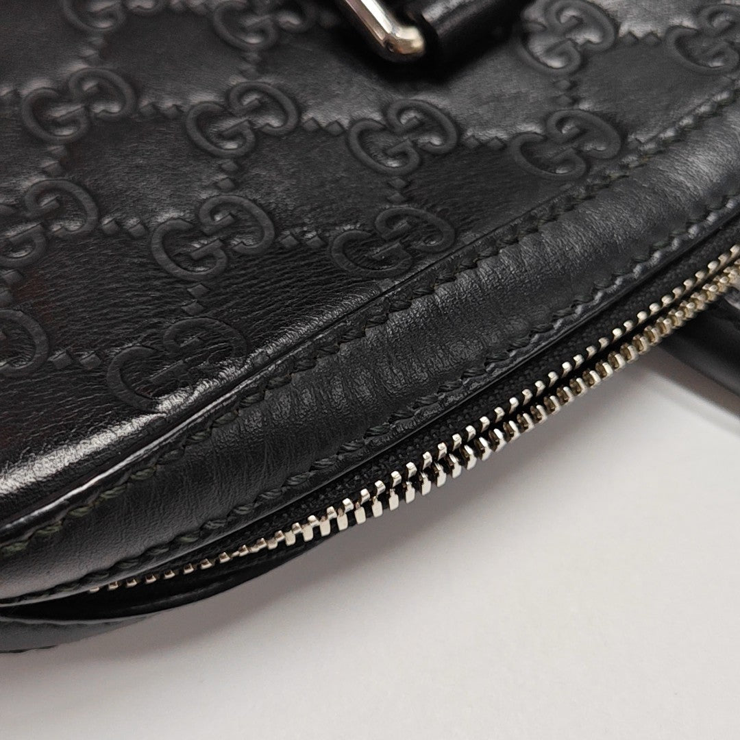Signature Monogram Calfskin Black