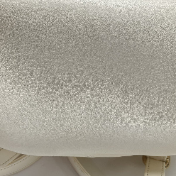 DUMA Small Quilted Lambskin White