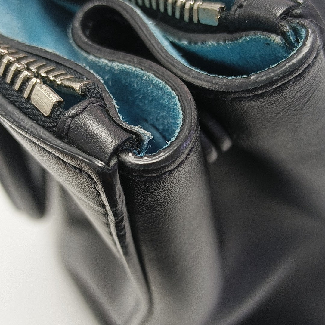 Galleria Large Calfskin Black