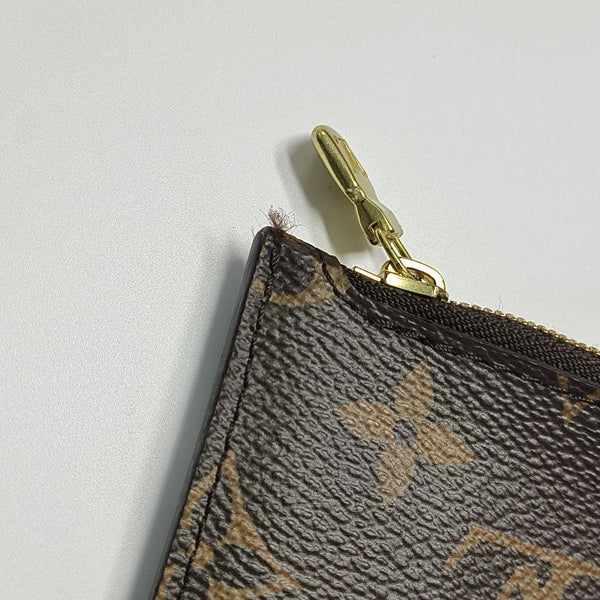 NEVERFULL MM Monogram Coated Canvas Brown