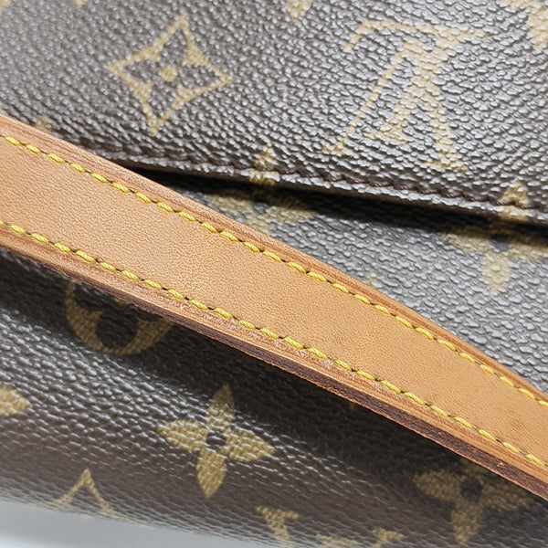 SOLOGNE PM Monogram Coated Canvas Brown