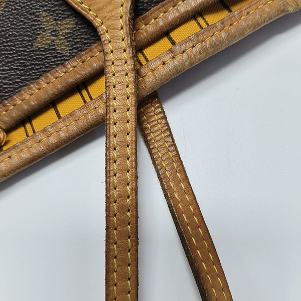 NEVERFULL GM Monogram Coated Canvas Brown
