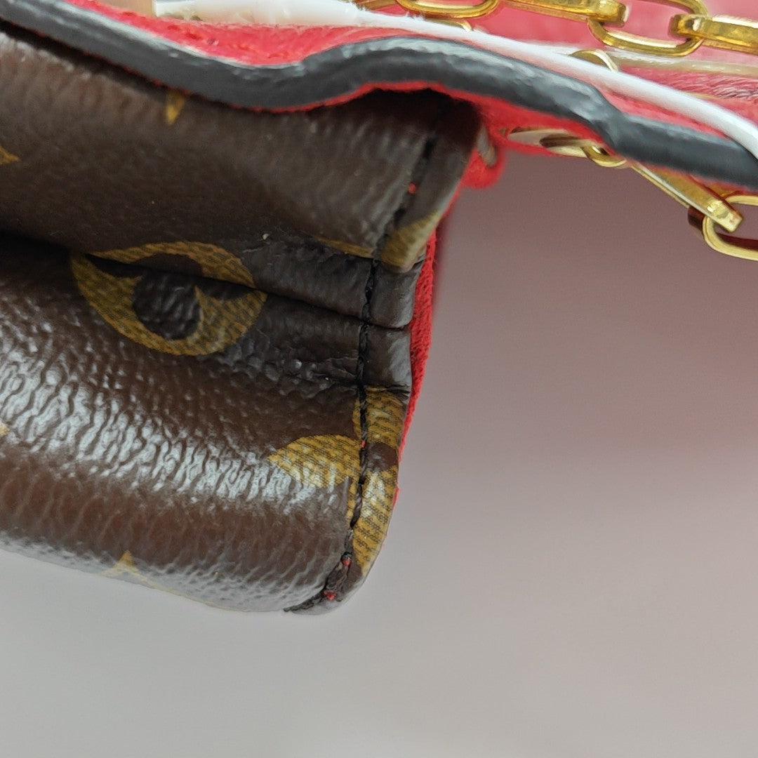 PALLAS BB Monogram Coated Canvas Brown