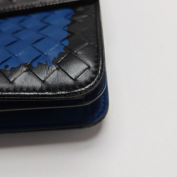 Calfskin Shoulder Bag Blue