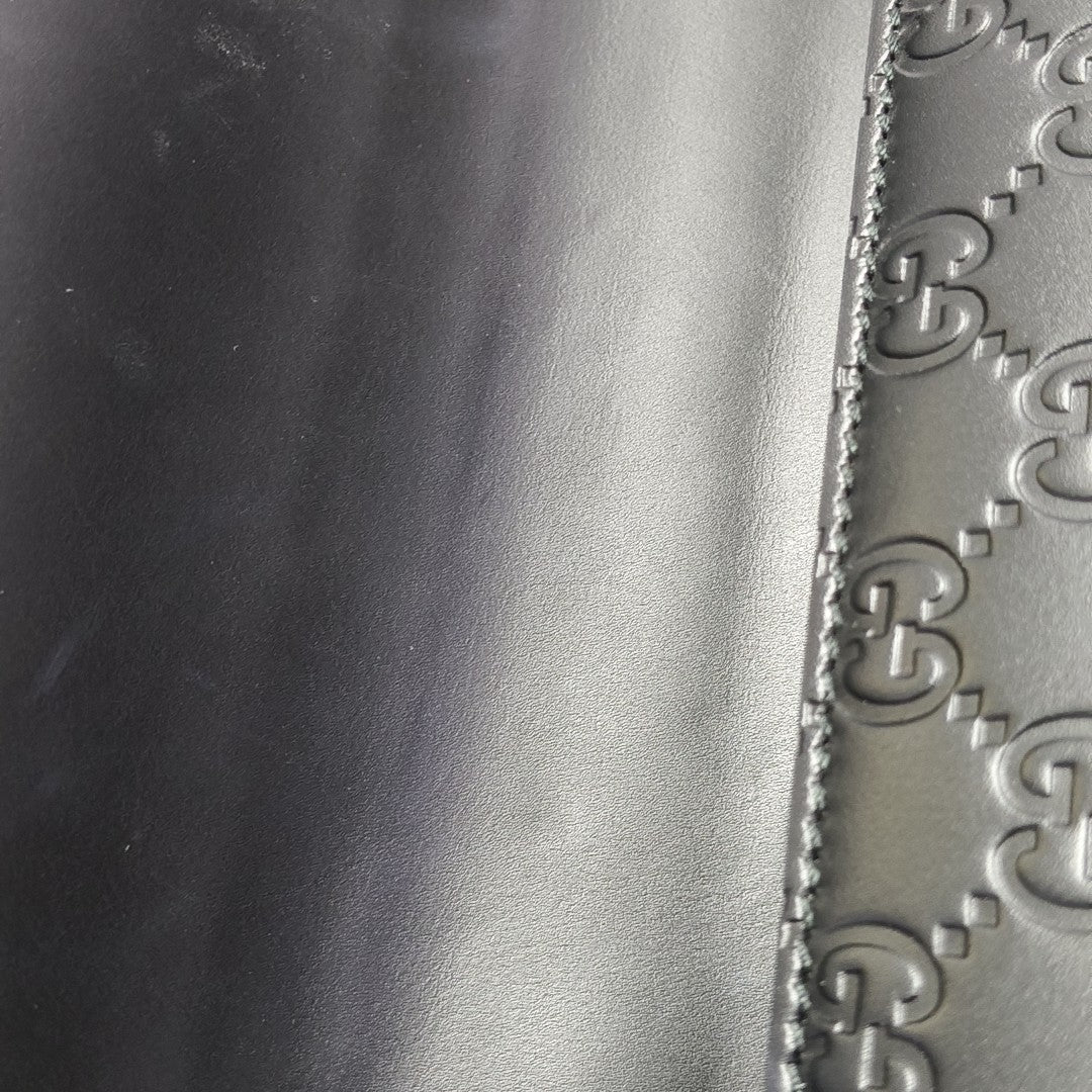 Padlock Medium Monogram Calfskin Black