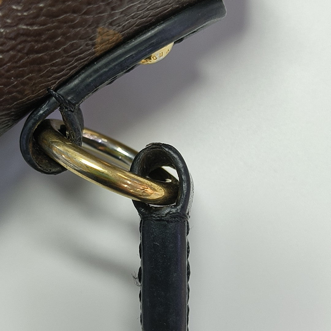 GEORGES MM Monogram Coated Canvas Brown