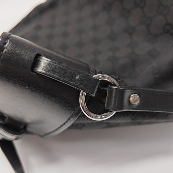 Monogram Canvas Tote Bag Black