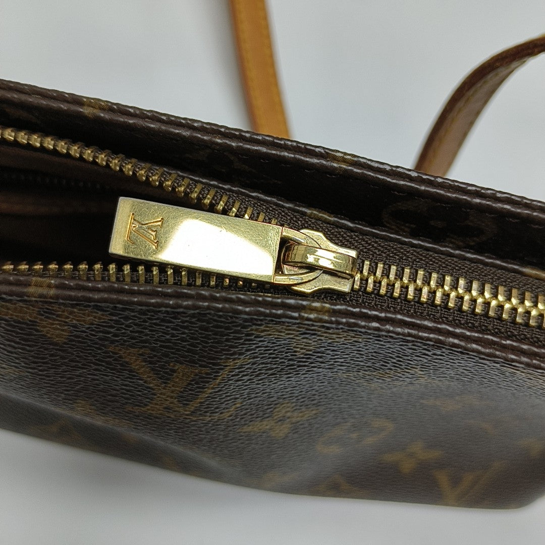TROTTER Monogram Coated Canvas Brown