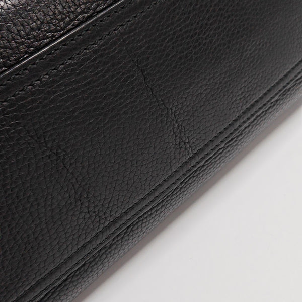 GG Marmont Top Handle Large Calfskin Black