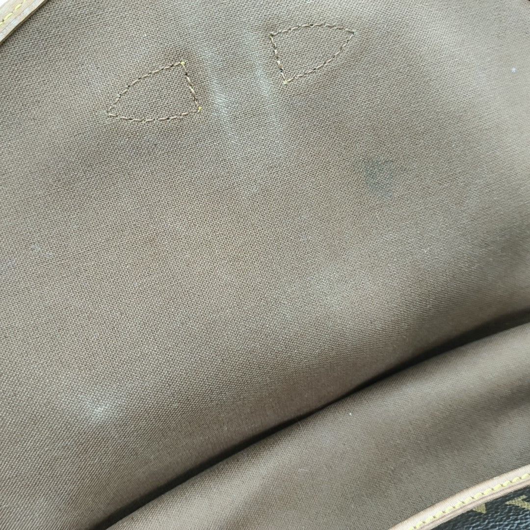 SAUMUR 30 Monogram Coated Canvas Brown