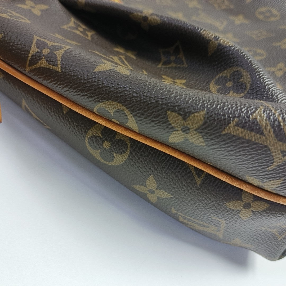 TURENNE Monogram Coated Canvas Brown