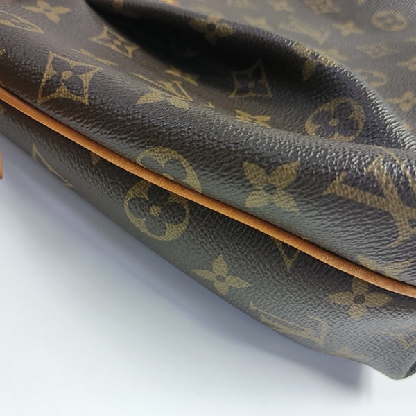 TURENNE Monogram Coated Canvas Brown
