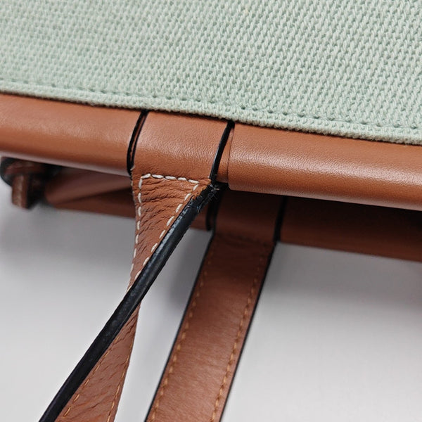Cushion Small Canvas Green