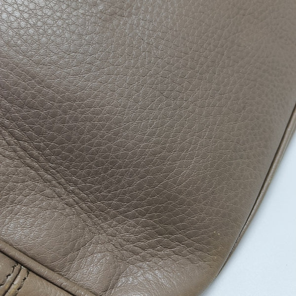 Calfskin Shoulder Bag Brown