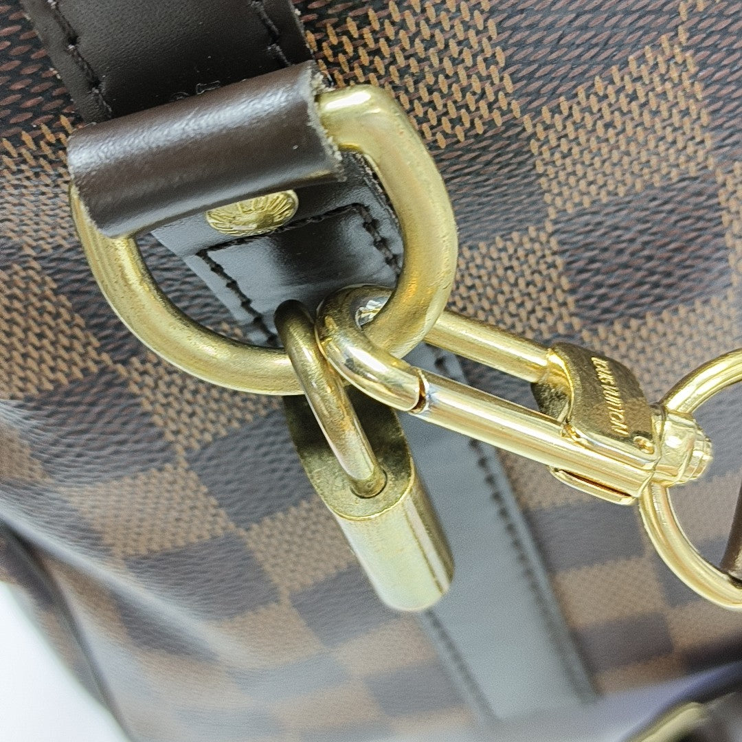 SPEEDY 25 Lona revestida Damier Ebene Marrón