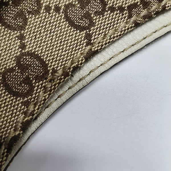 Monogram Canvas Shoulder Bag Brown