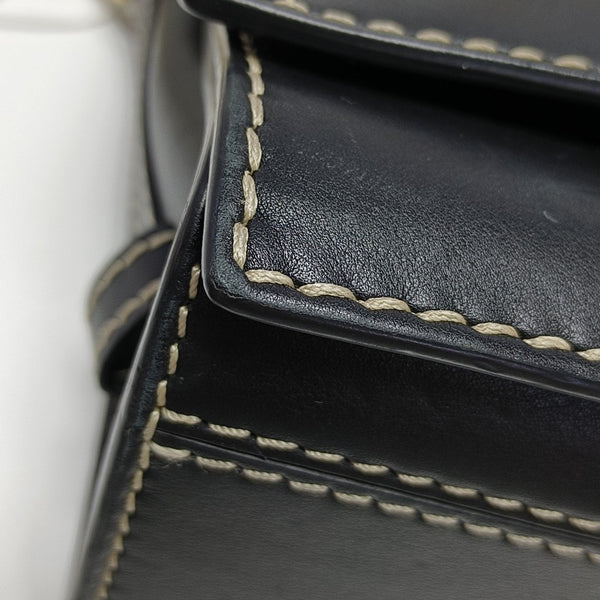 Calfskin Shoulder Bag Black