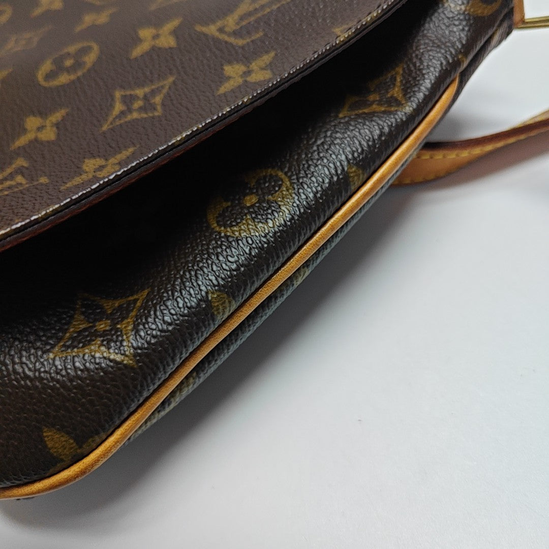 MUSETTE TANGO Monogram Coated Canvas Brown