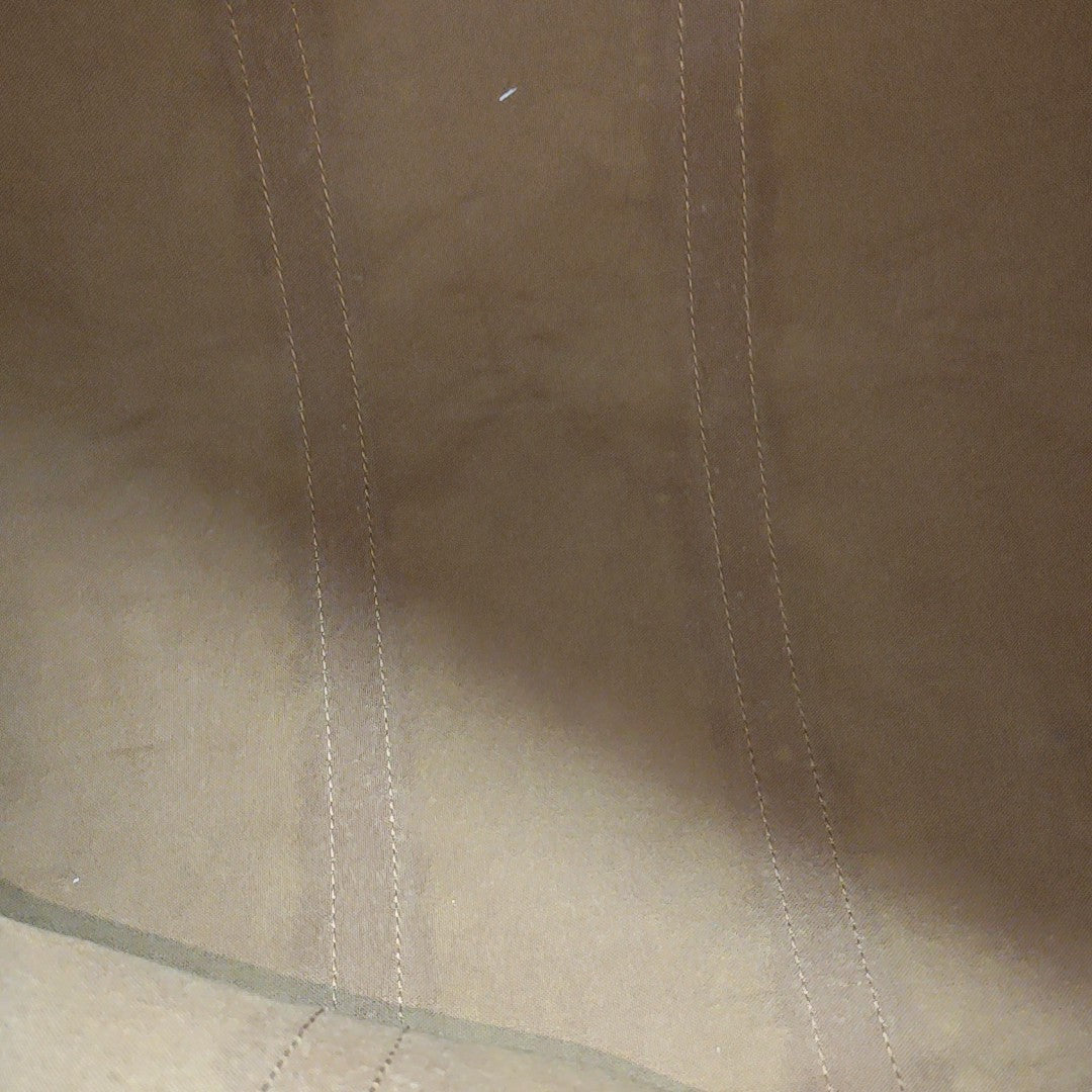 KEEPALL 55 Monogram Coated Canvas Brown