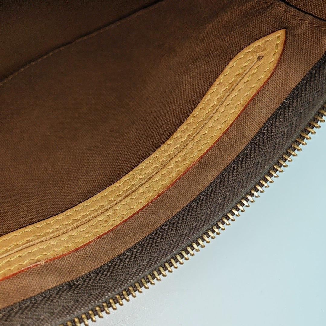 SPEEDY 30 Monogram Coated Canvas Brown
