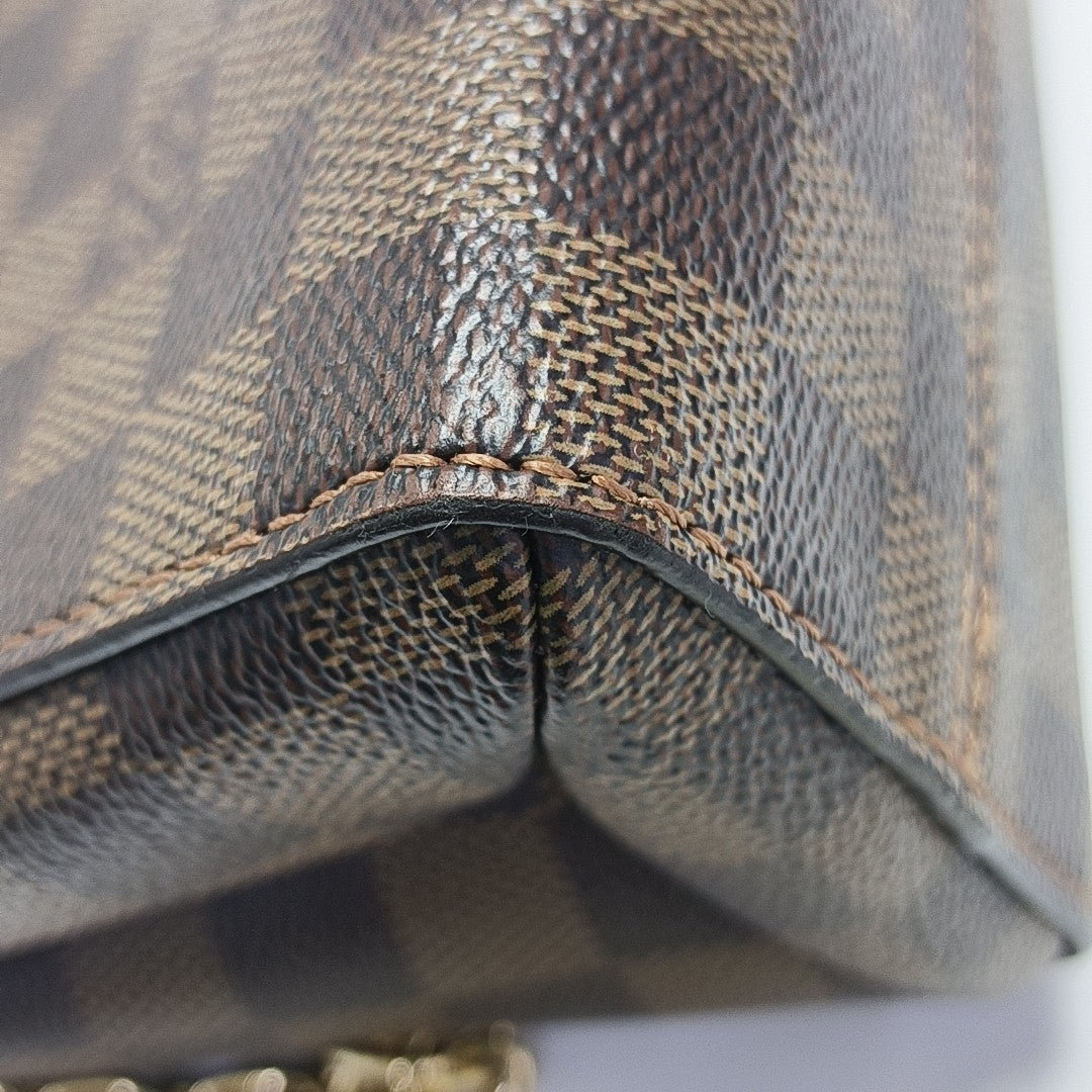 VAVIN PM Damier Ebene Coated Canvas Brown