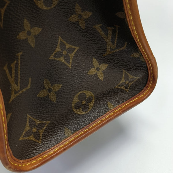 POPINCOURT Monogram Coated Canvas Brown