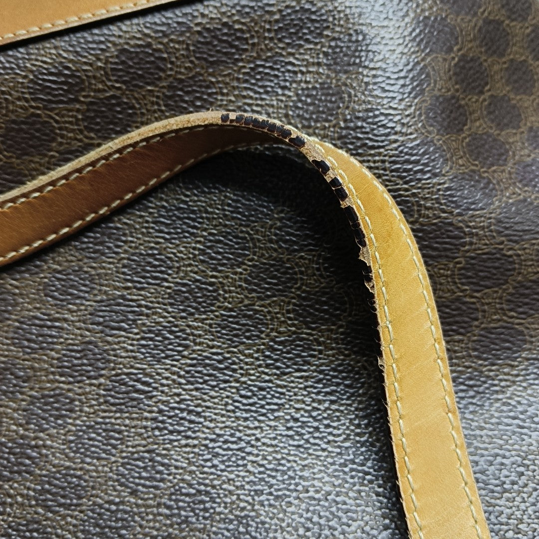 MACADAM TOTE Coated Canvas Brown