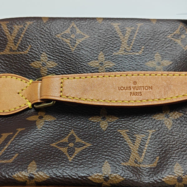 NICE BB Monogram Coated Canvas Brown