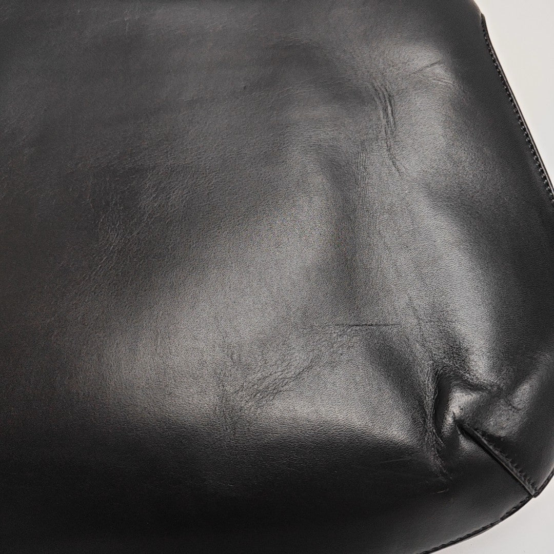 Calfskin Shoulder Bag Black