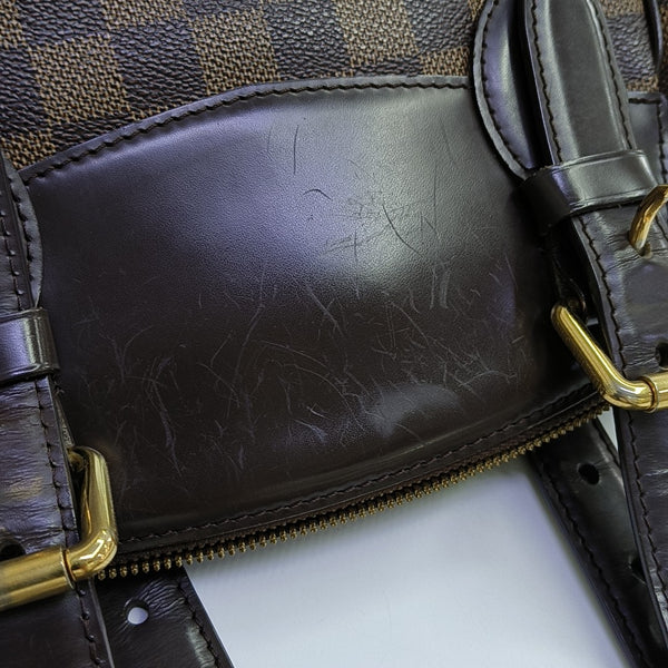 VERONA MM Damier Ebene Coated Canvas Brown