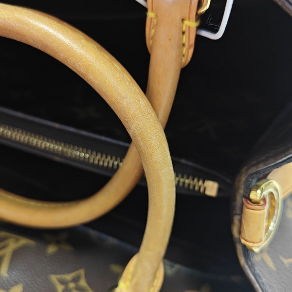 MONTAIGNE Monogram Coated Canvas Brown