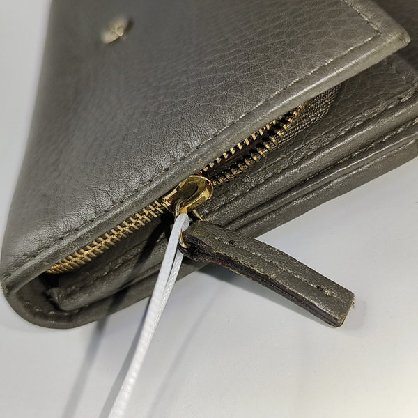 Calfskin Wallet Gray