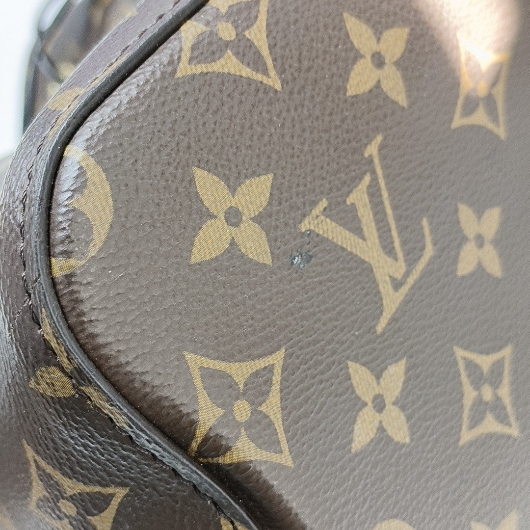 NÉONOÉ MM Monogram Coated Canvas Brown