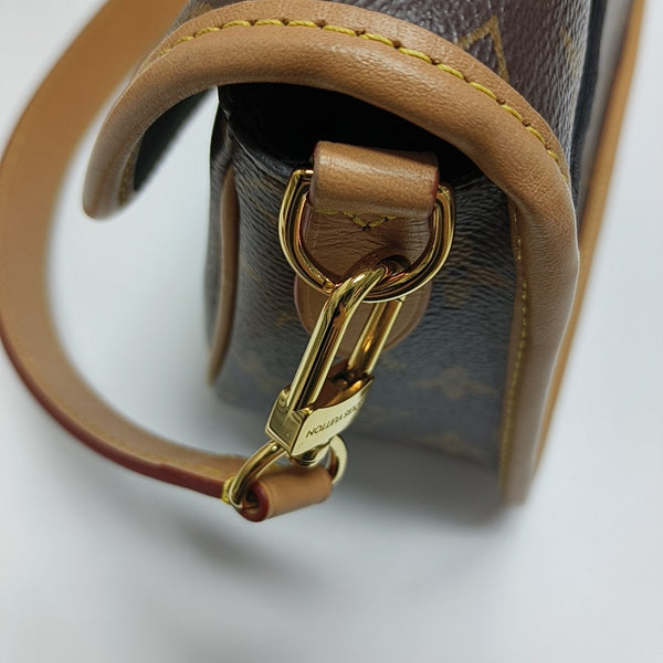 DIANE Monogram Coated Canvas Brown