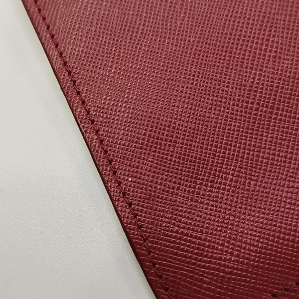 Calfskin Wallet Red