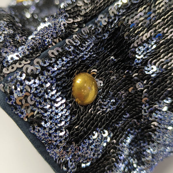 Sequins Tote Bag Blue