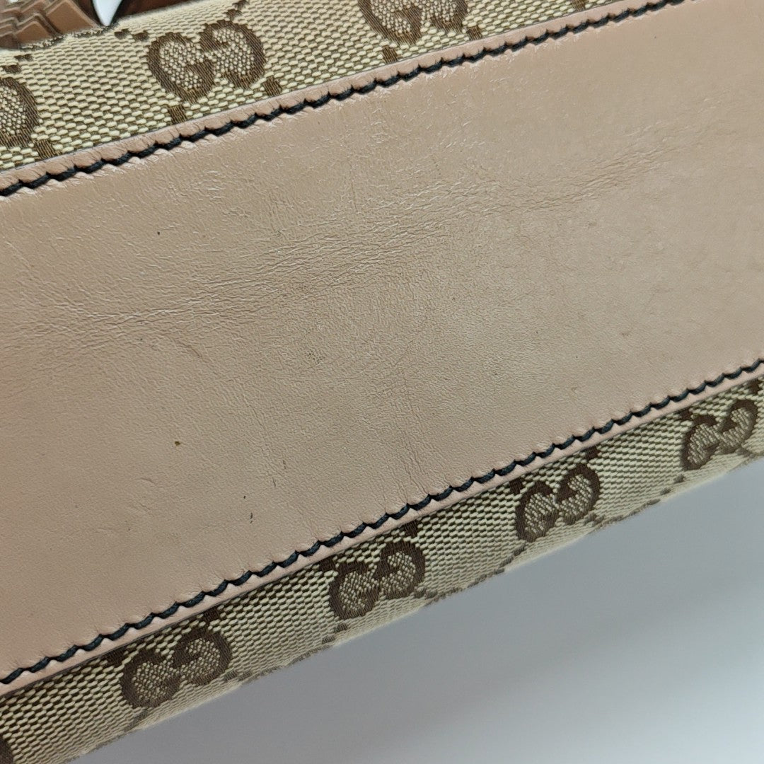 Emily Chain Monogram Fabric Brown