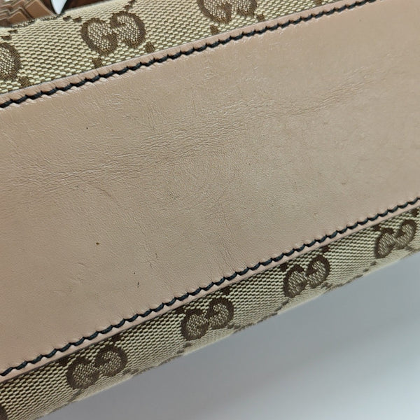 Emily Chain Monogram Fabric Brown