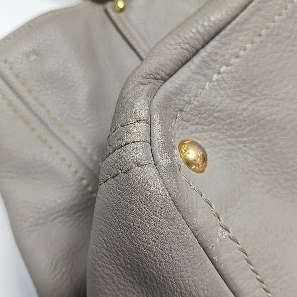 Calfskin Tote Bag Gray