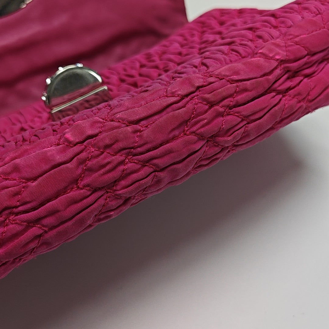 Crystal Quilted Canvas Red