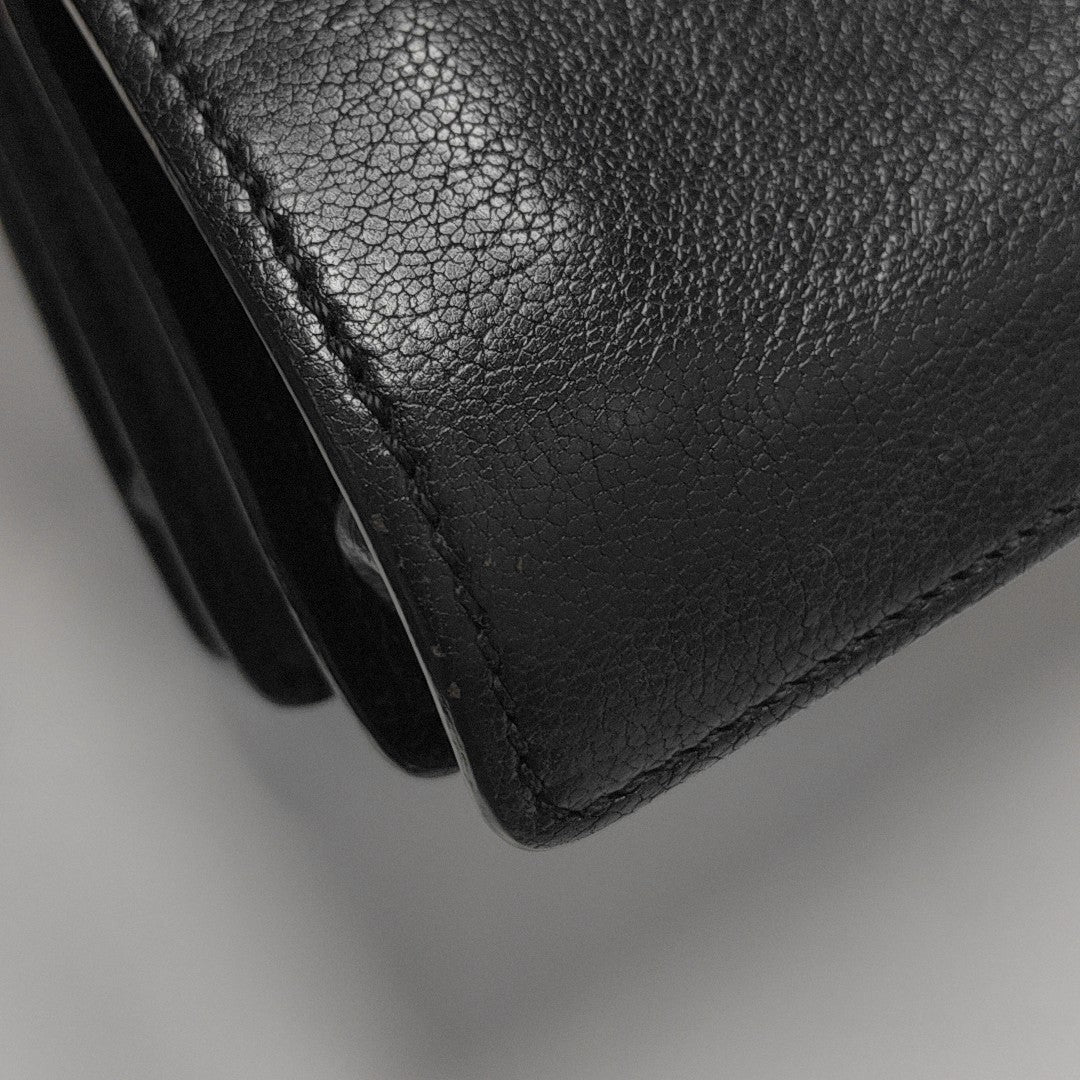 Calfskin Top Handle Bag Blue