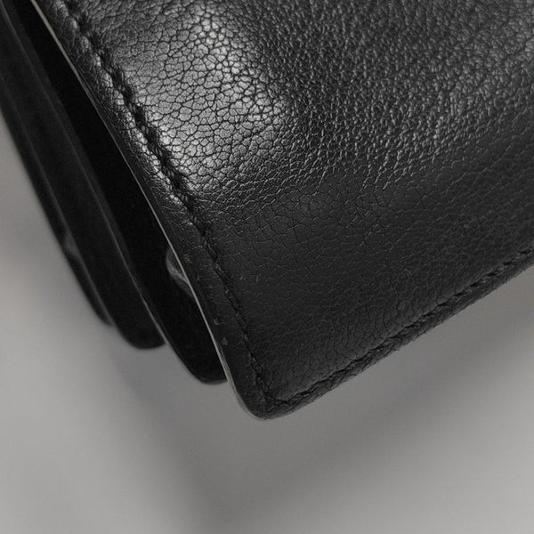 Calfskin Top Handle Bag Blue