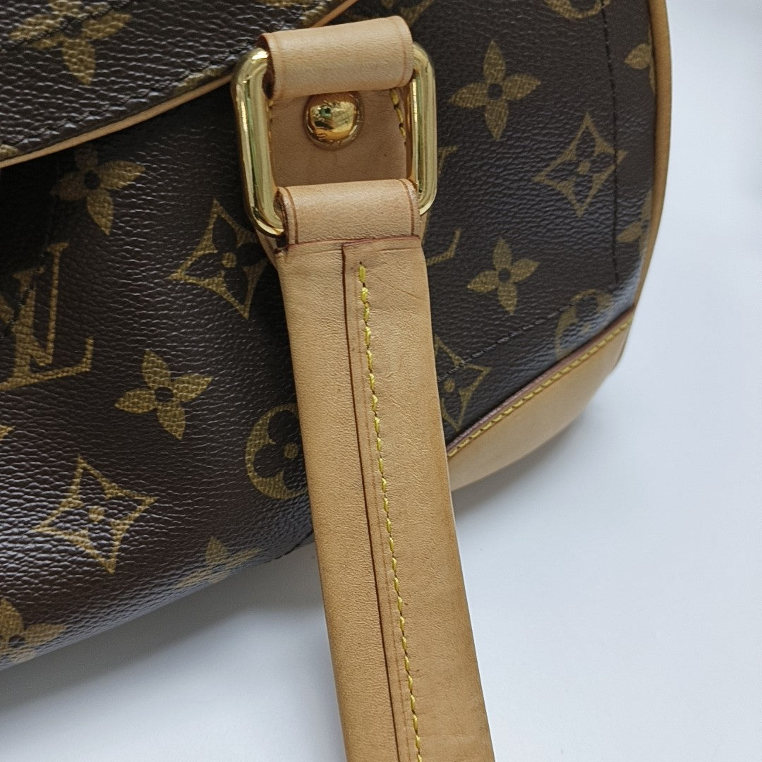 BEVERLY Monogram Coated Canvas Brown