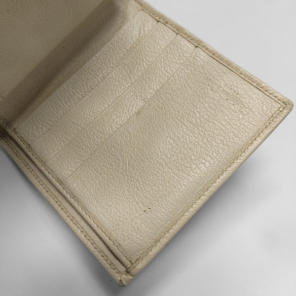 Oblique Canvas Wallet Beige