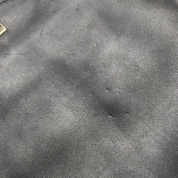 Calfskin Shoulder Bag Black